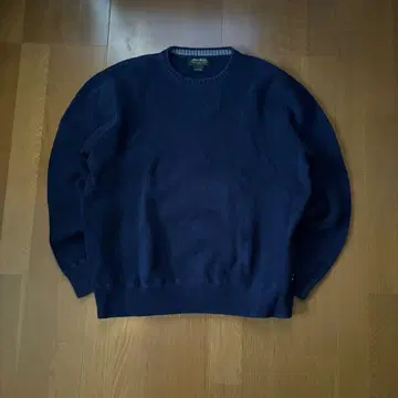 00s 에디 바우어 코튼 니트 에디 바우어 네이비