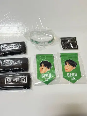 GERO 러버 밴드 하프 리스트밴드 실버 반지 태피스트리 세트