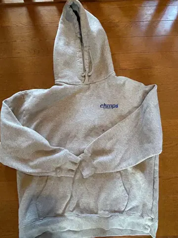 champs 그레이 후드 부착 후드티