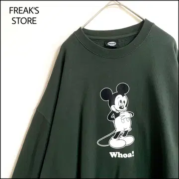 FREAK'S STORE 맨투맨 Disney 그린 오버 사이즈