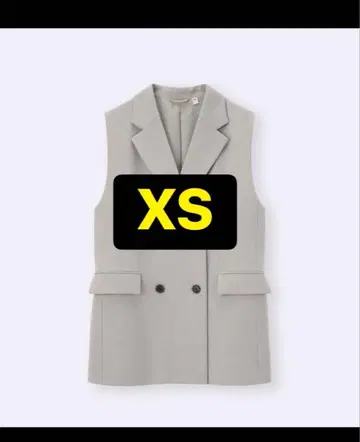 GU 더블 브레스트 베스트 Z+E XS 사이즈