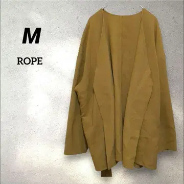 로페 여성용 가디건 [38] M 브라운 카멜 색상 끈 포함 겉옷