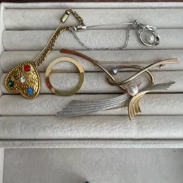 빈티지 브로치 모음 5점