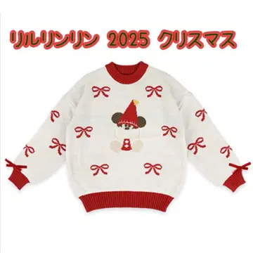 디즈니 릴 린린 스웨터 2025 크리스마스 택 포함