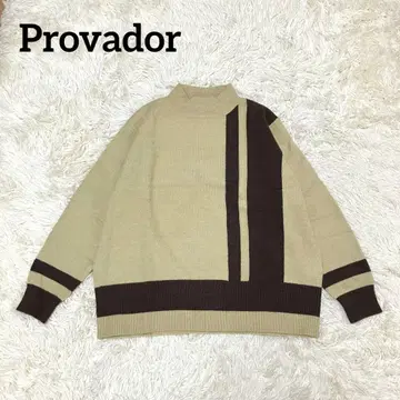 프로바돌 포근하고 부드러운 패널 디자인 니트 QVC 베이지 LL