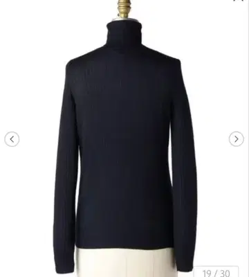 Drawer 18G 캐시미어 실크 리브 터틀넥