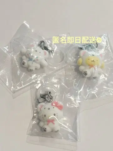 메지루시 액세서리 후와후와 스노우 키티 푸딩 시나몬