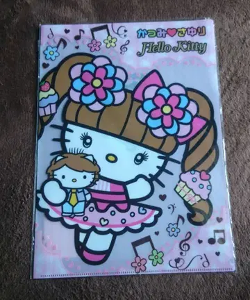 헬로키티 클리어 파일 A4 산리오 일본제 키티
