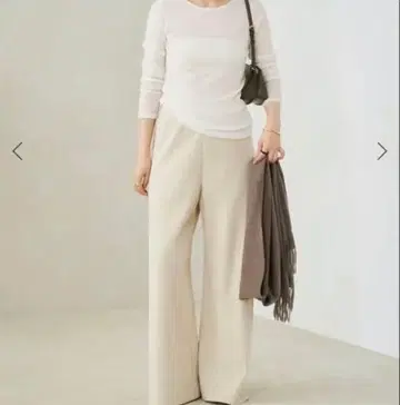 택 포함 새상품 Plage Bias Relax 팬츠 내추럴A 36