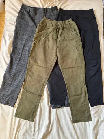 팬츠 3종 세트 유니클로 S~M