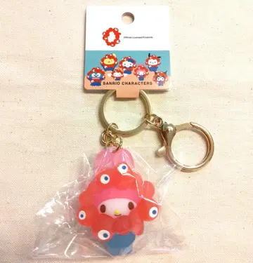 클리어 컬러 마이멜로디 미야쿠미야쿠 산리오 키링