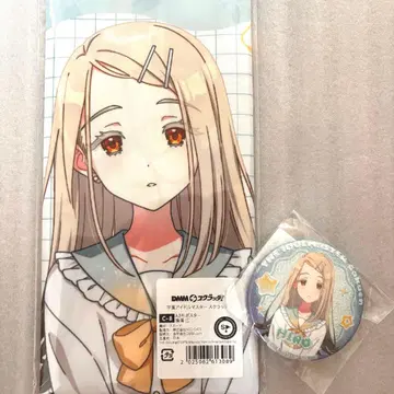 DMM 스크래치 학원 아이돌 마스터 시노자와 히로 천 포스터 캔뱃지