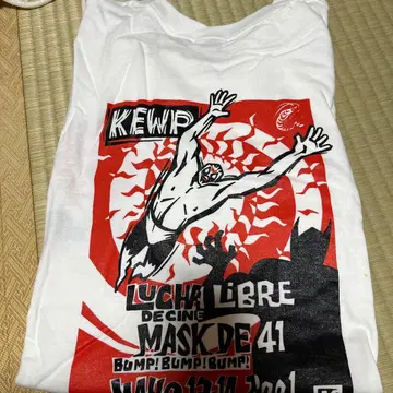 루차 리브레 KEWP 티셔츠 프로레슬링 티셔츠