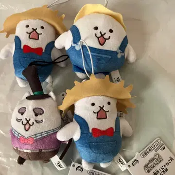 퍼즐로 풍작! 냥코 마을 봉제 인형 마스코트 전 3종