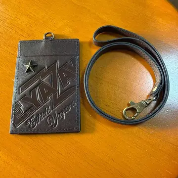 야자와 에이요시 브라운 패스 케이스