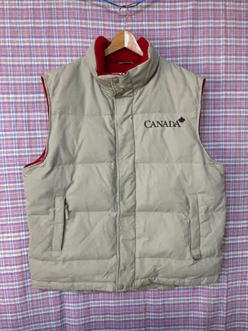 월드 애슬레틱 빈티지 다운 베스트 자켓 올드