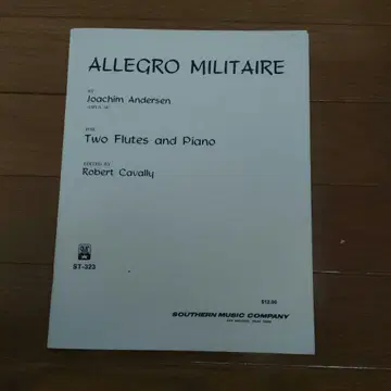 ALLEGRO MILITAIRE 이중주곡 플루트와 피아노용