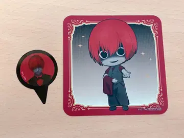 문자화 THE 캐릭터 CAFE 빨간 우산의 남자 굿즈 세트