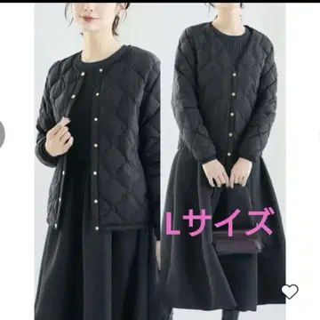 coca 워셔블 골드 버튼 이너 다운 자켓 L 사이즈 택 포함 새상품