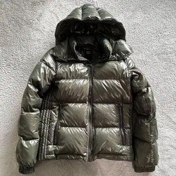 TATRAS 후드 부착 다운 자켓 올리브 그린