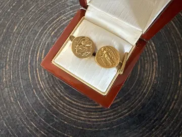 천사의 커프스 링크 커프스 단추