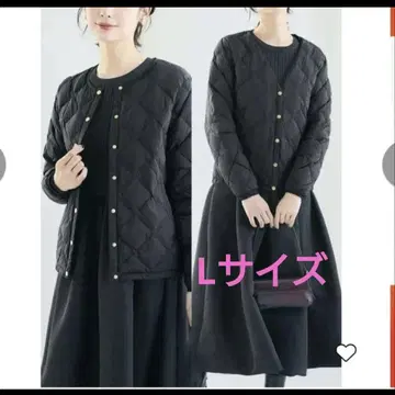 coca 워셔블 골드 버튼 이너 다운 자켓 L 사이즈