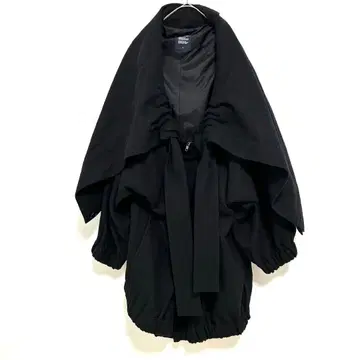 LIMI feu 울 서지 후디 코트 블랙 S 레어