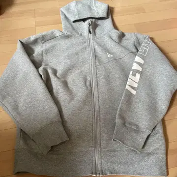 NEW ERA 그레이 풀 집업 후드티 셋업