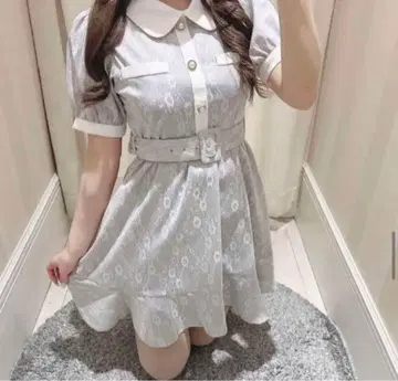 evelyn 레이스 수플레 OP 블루