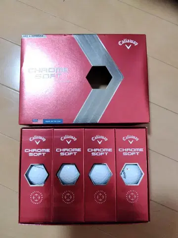 [ 새상품 ] 캘러웨이 크롬소프트 화이트 10더즌