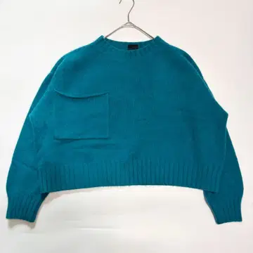 [새상품급] Spick&Span 샤기 니트 스웨터 폭스 그린