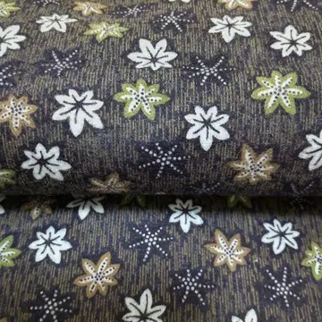 면 단풍 패턴 옷감 (767)