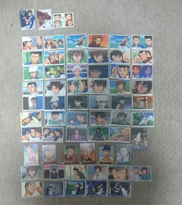 테니스의 왕자님 트레이딩 카드 62장 세트 레어 카드 포함 청학 육각