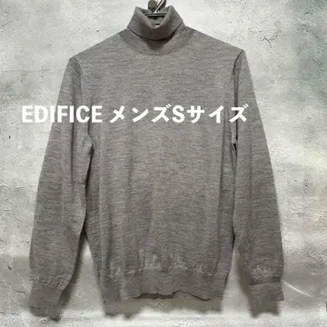 [ 새상품급 ] EDIFICE 그레이 터틀넥 스웨터 S 사이즈