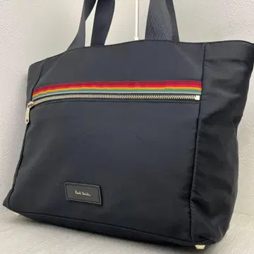 컨디션 최상 Paul Smith 토트백 멀티 스트라이프 A4 수납 가능
