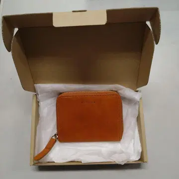 kissora 이단 접이식 카드 코인 수납 오렌지