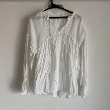 프릴 블라우스 SLOBE IENA