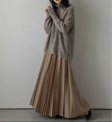 플리츠 스커트 새상품 택 포함