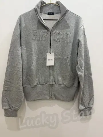 ason 그레이 집업 후드티