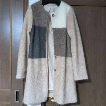 복슬복슬 모헤어 코트