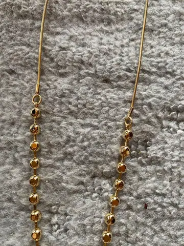 이시카와라보 상품 골드 비즈형 목걸이