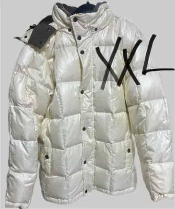 유니클로 프리미엄 다운 자켓 XXL 후드 부착