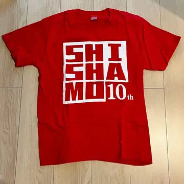 SHISHAMO 10주년 일본 무도관 한정판 T셔츠 M 사이즈