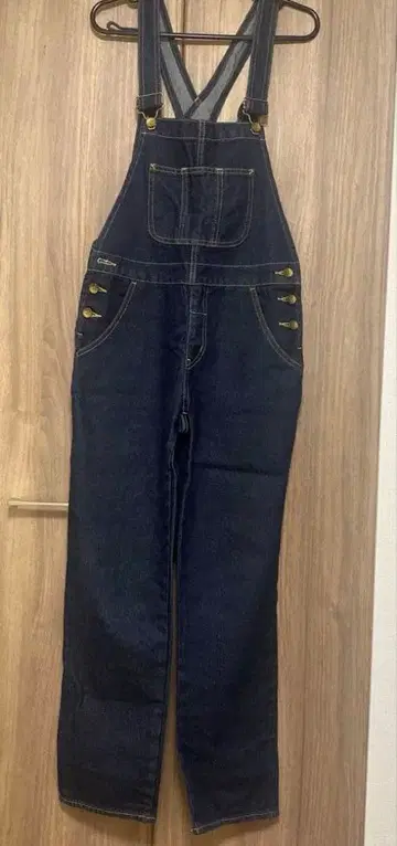 MOUSSY 다크 데님 살로펫 오버롤