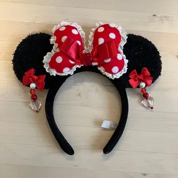 미니 마우스 머리띠 귀찌 포함