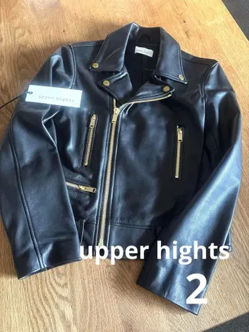 [컨디션 최상] upper hights 라이더즈 자켓/bk 사이즈 2