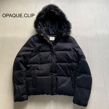 OPAQUE.CLIP 2way 다운 블루종 블랙 38