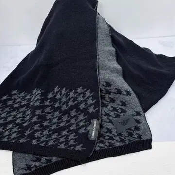 엠포리오 아르마니 머플러 하운드투스 바이컬러 리버서블 남성용