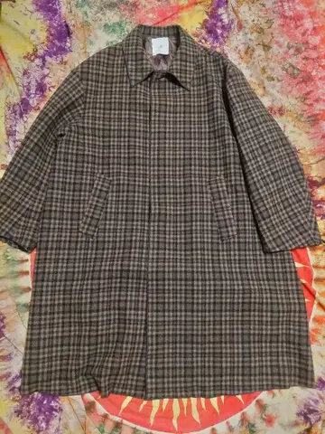 CLANE HOMME 체크 무늬 코트 사이즈 2