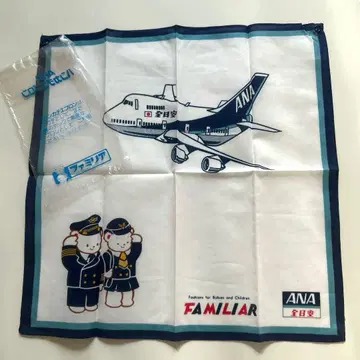 ANA 전일공 패밀리아 캐릭터 손수건